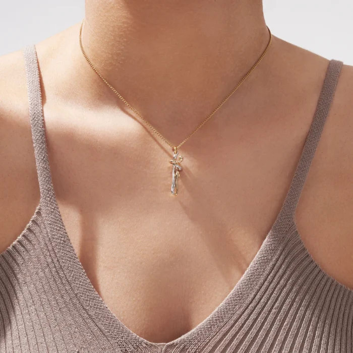 Gold Hug Necklace - Image 2