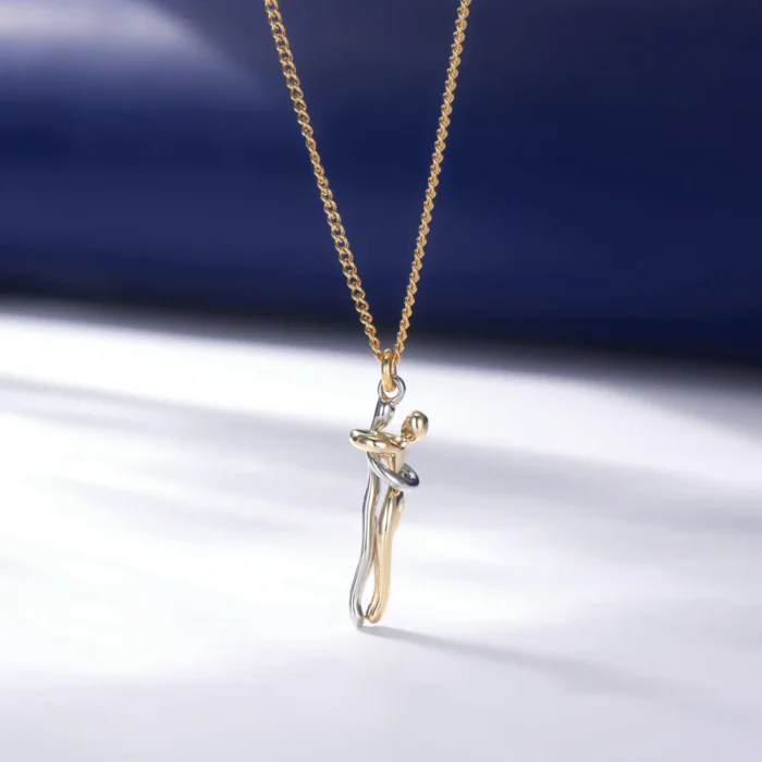 Gold Hug Necklace - Image 3
