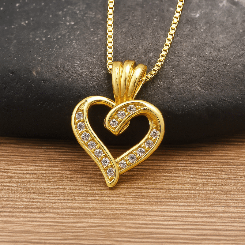 Gold Heart Necklace